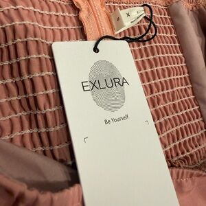 Exlura Pink Smocked Top
